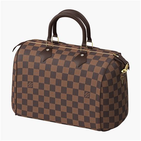 brown checkered louis vuitton bag.